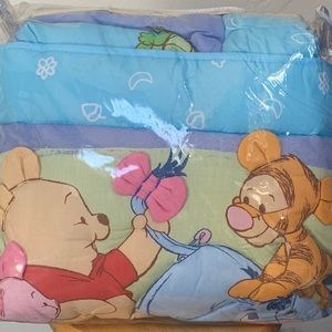 Disney baby Pooh 4pc crib bedding set